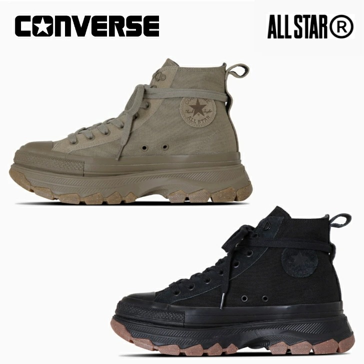 コンバース スニーカー ハイカット オールスター （Ｒ） トレックウエーブ ＢＴ ＨＩ レディース 厚底 CONVERSE ALL STAR (R) TREKWAVE BT HI