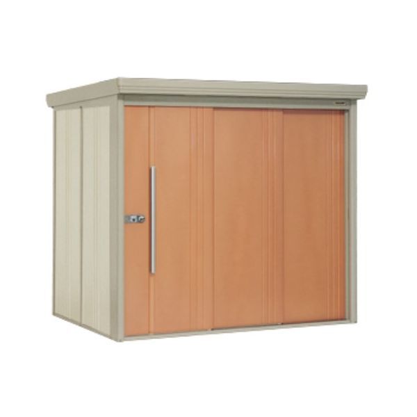 トロピカルオレンジ ストックマン 中・大型物置 一般型/標準型 背面棚 メーカー直送