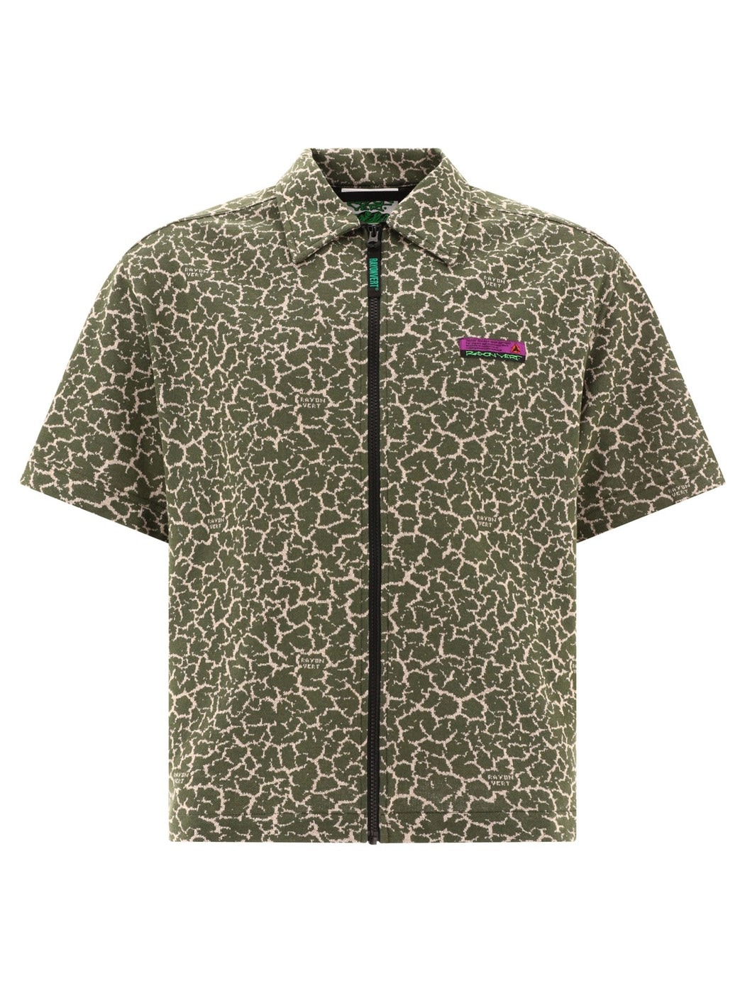 RVS3-SH12DESERT CRACK グリーン 春夏2024 シャツ メンズ vi 24,360円