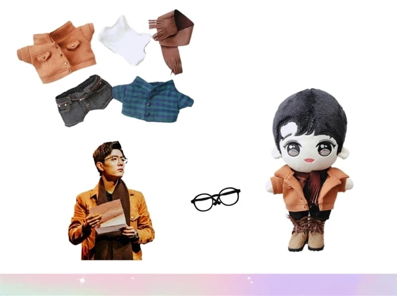 中国ドラマ『陳情令（The Untamed）』 原作『魔道祖師』 キャラクターぬいぐるみ 魏無羨役 人気アイドル俳優肖戰ドール 如夢之夢人形