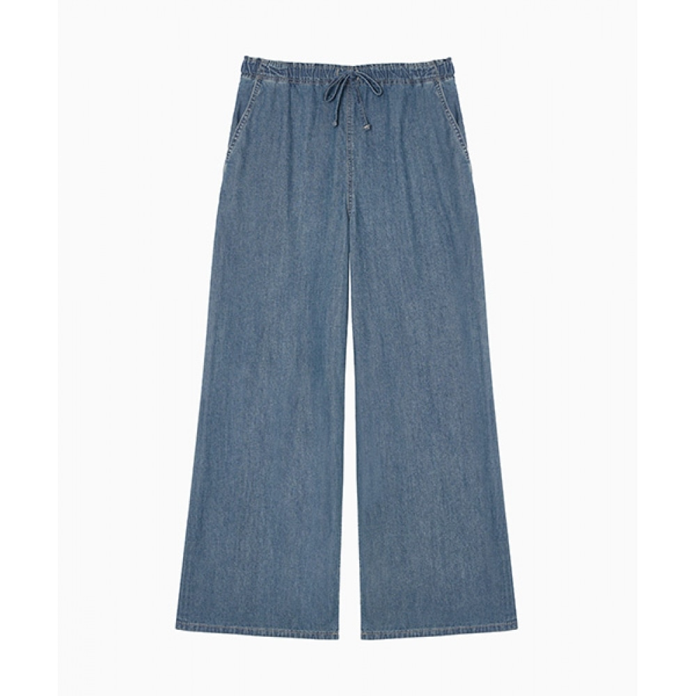 TOMMY JEANS ミア バンディング デニム パンツ (T32F0NEW18TWL11A5)