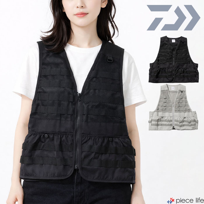【2026春夏新作】 ジャケット メンズ レディース アウター ベスト ジレ フルジップ ユニセックス 撥水 はっ水 コンビアップシステム 対応 アウトドア DV-3326EX