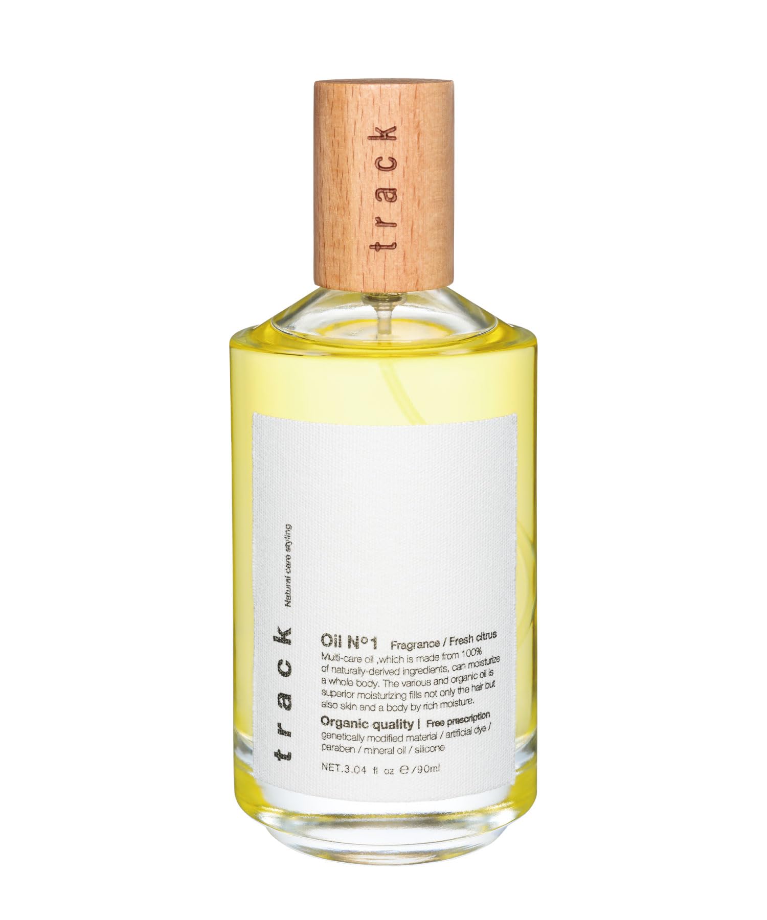 【公式】 track オイル No.1 プッシュタイプ 90ml FRESH CITRUS