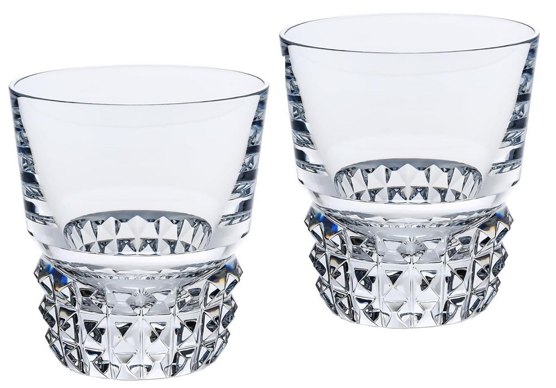 Baccarat 2808649 バカラ グラス ペア ルクソール タンブラー オールドファッション ロックグラス クリスタルガラス 9.5cm 客数x2 付属品 純正BOX・コントロールカード