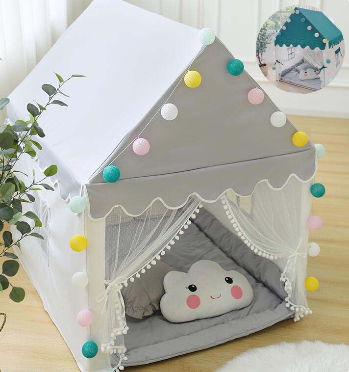 室内 室外 睡眠テント プレイテント PVC ゲームハウス フロアマット付き 子供テント 隠れ家 秘密基地 独立空間 テントハウス キッズテント プレイハウス おもちゃ 知育玩具 創造力 子どもテント