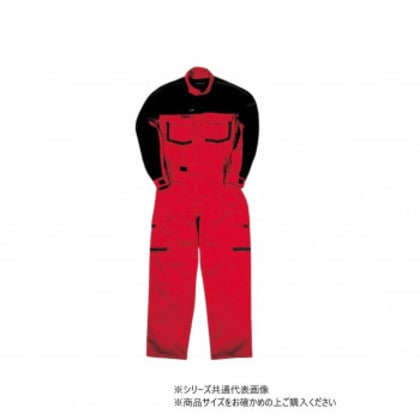 クレヒフク 長袖ピットスーツ レッド S KR904