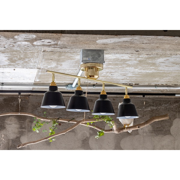 gram8 TC-1005-KORAT BS/BK 4灯スポットライト コラット ブラス/ブラック メーカー直送 23,129円