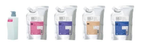 【選べるカラー】【専用詰め替えボトル】７色　カラーガジェット カラーシャンプー　１０００ｍｌ　ミルボン＋専用詰め替えボトルセット