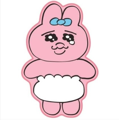 おぱんちゅうさぎ 毛布 153cm ブランケット