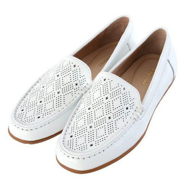 女性パンチングドライビングシューズ 2CM(EQCSHQ563WH) (P003746451)