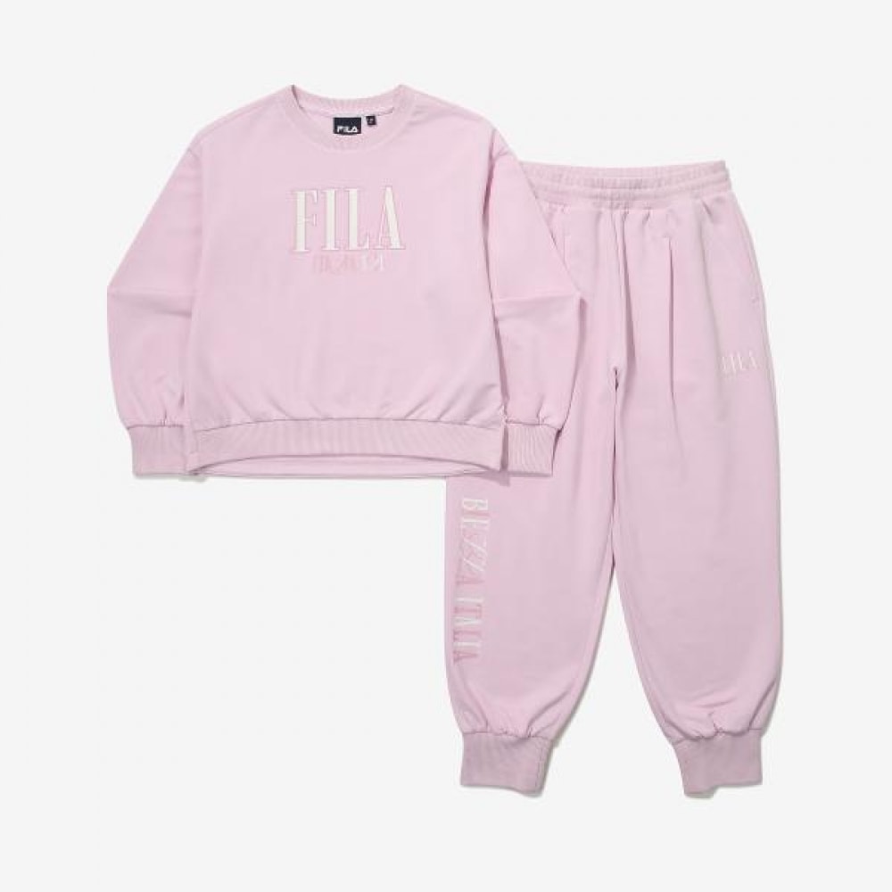 (フィラキッズ) ガールズグラフィックセットアップ (FK2FSG1301F_LAC)