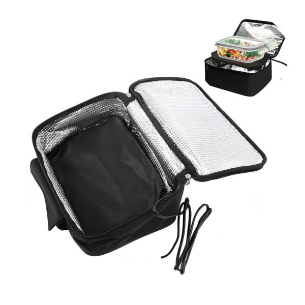 2個セット ほくほく お弁当 保温バッグ 大判 保冷 ランチ 70度 3000ml 大容量 保温バッグ 保冷袋 軽量 防水 シガー加熱式 持ち手付き HOKUHOKU