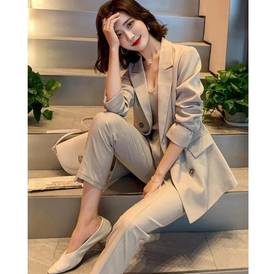 レディース セットアップ パンツスーツ セレモニースーツ スーツジャケット カジュアル 入学式 卒