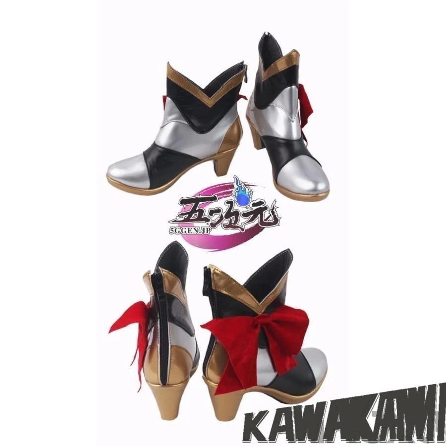 五次元　原神　コスプレ　ノエル　靴　ブーツ1466