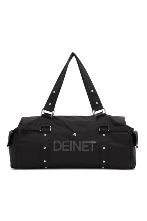 【DEINET】 LOGO DUFFLE BAG IN BLACK ショルダーバッグ 正規品