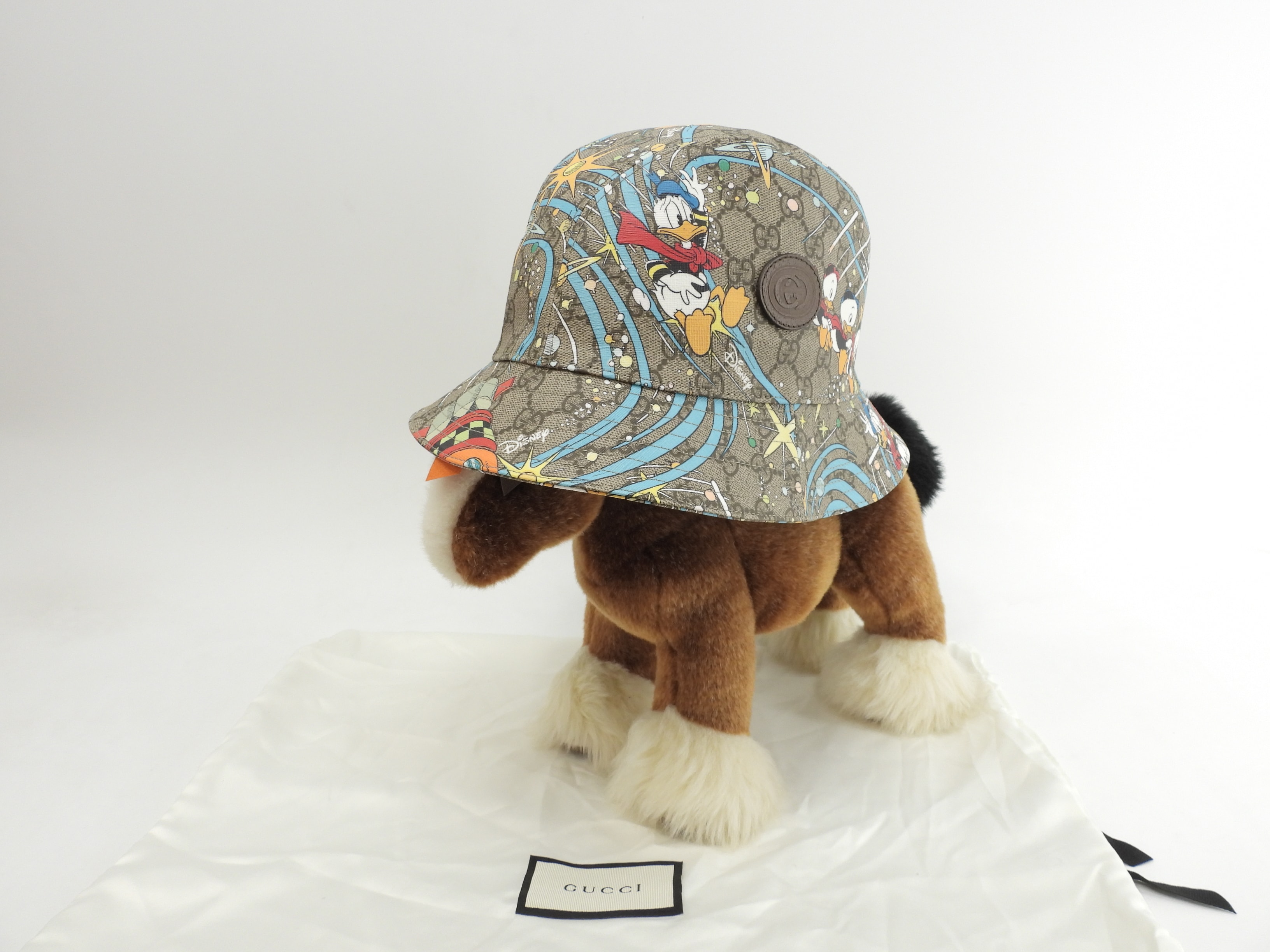 ハット ディズニーコラボ GGシュプリーム灰 キャップ ドナルドダック@ 1