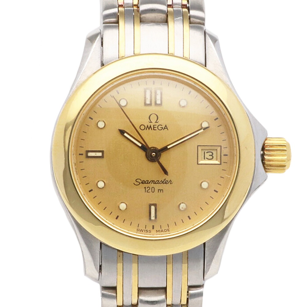 オメガ シーマスター 腕時計 ステンレススチール クオーツ 1年保証 OMEGA 中古