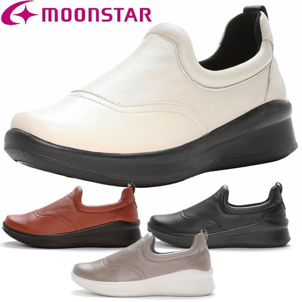 ムーンスター moonstar コンフォートシューズ スポルス SP2002 日本製 ふわップ 軽量 ワイド設計 撥水 レディース