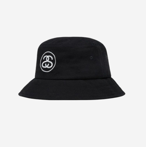 SS Link Deep Bucket Hat Black