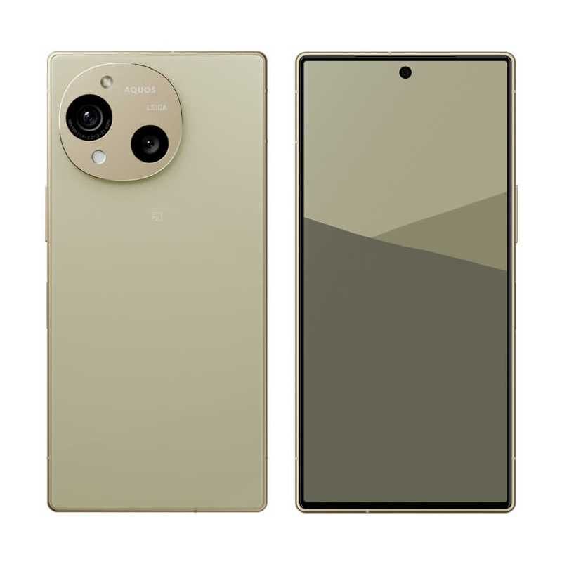 シャープ　SHARP　SIMフリースマートフォン AQUOS R10 / Snapdragon 7 Gen 3 / 6.5インチ 12GB+512GB トレンチベージュ　SHM31BC