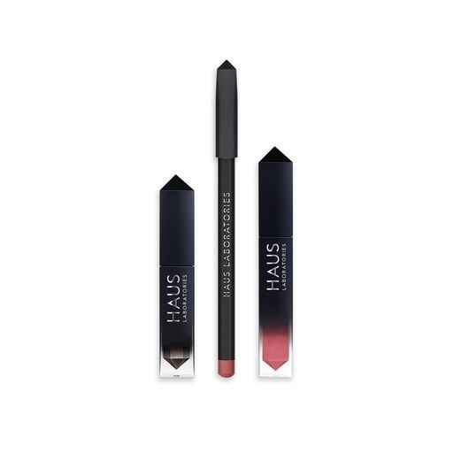 HAUS LABORATORIES HAUS of Collections 3点セット All-Over Color, Lip Gloss, Lip Liner (HAUS of Metalhead)