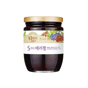 [韓国食品]ボグムザリ 5つのベリージャム 350gx1本 ブルーベリー + ラズベリー + ブラックベリー + アサイベリー + クランベリー