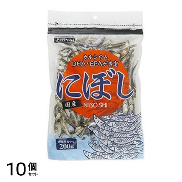 ペットプロ 国産にぼし 200g 10個セット