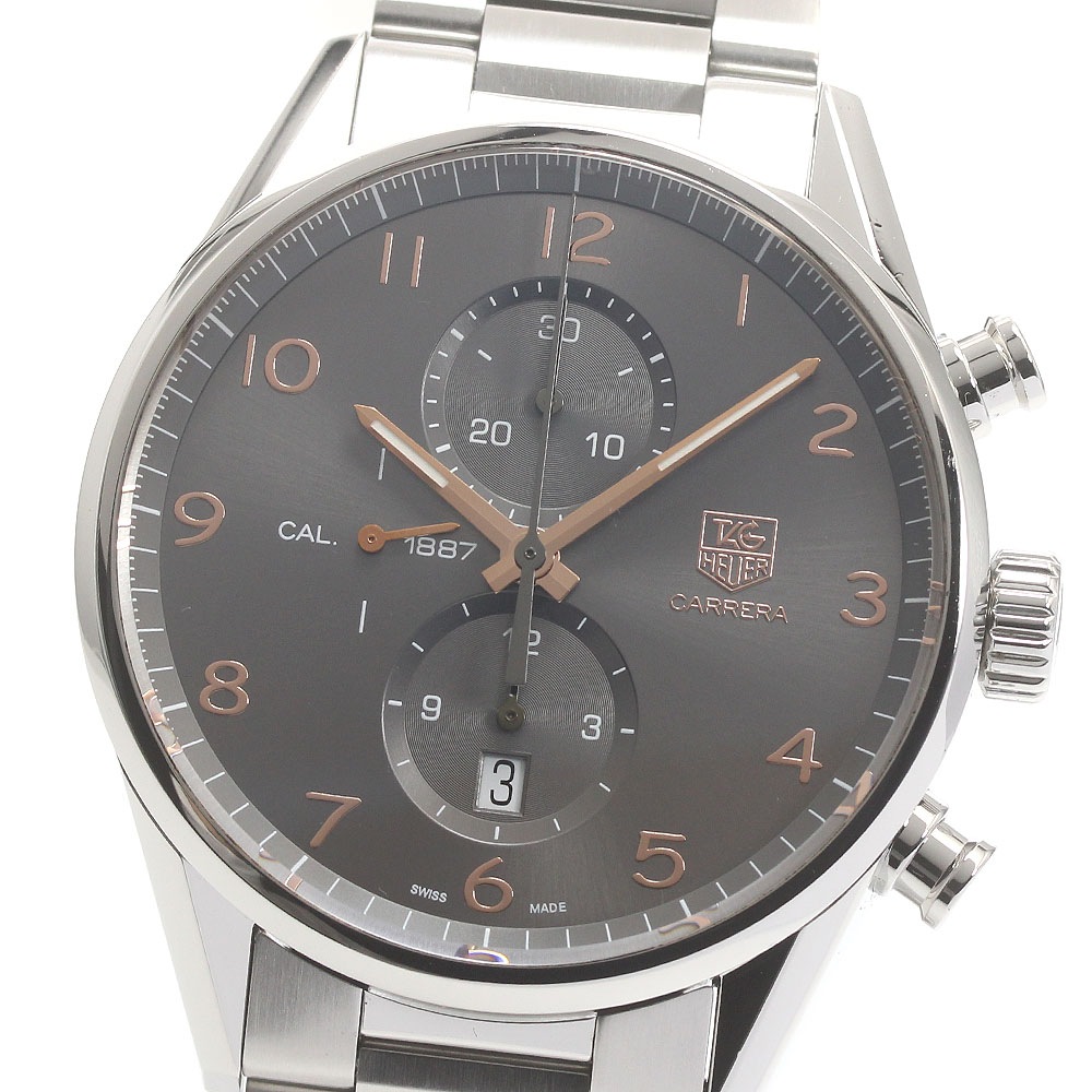 タグホイヤー TAG HEUER CAR2013-0 カレラ クロノグラフ キャリバー1887 自動巻き メンズ _876255【中古】