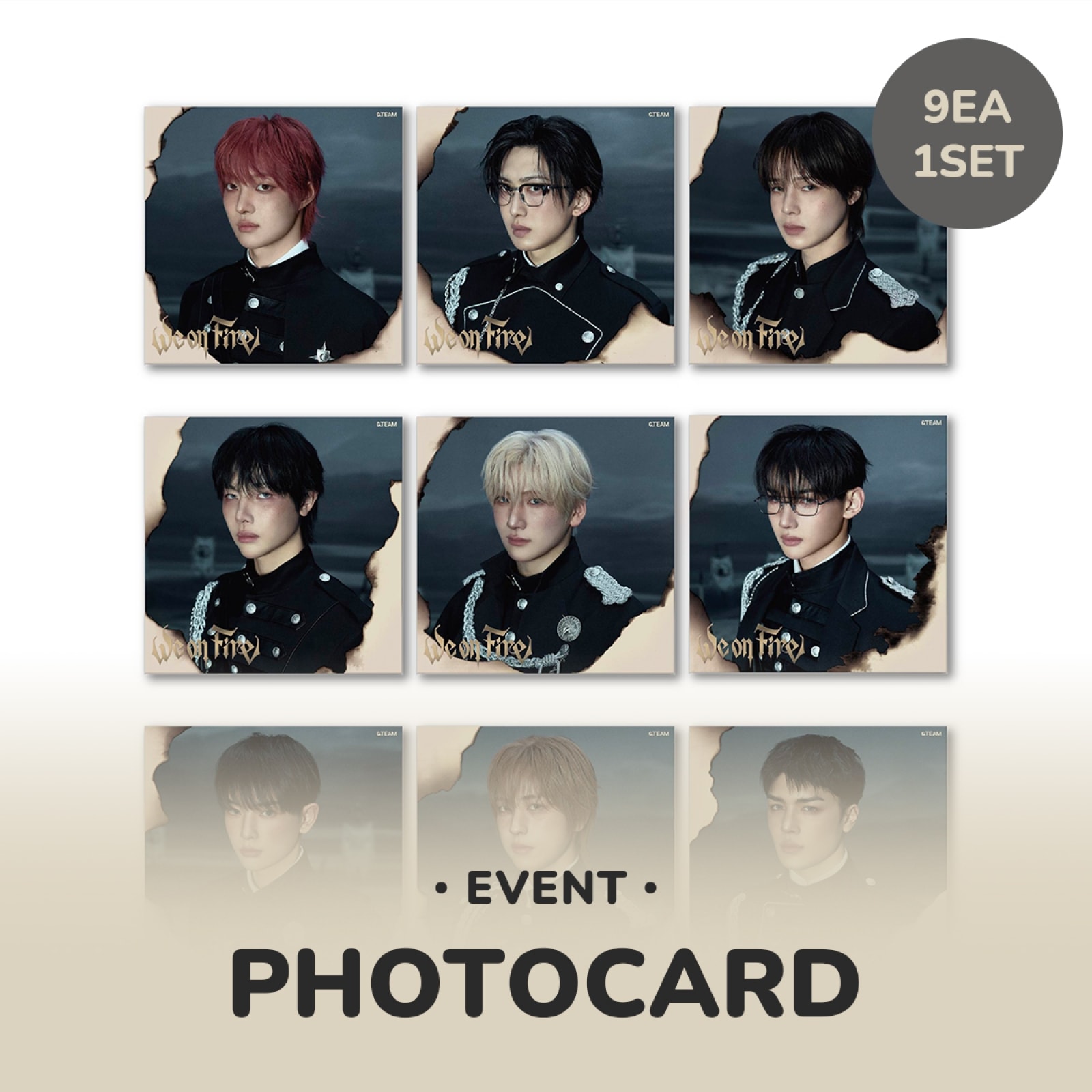 【予約/ WITHMUU イベント】 【アルバム 9種】 &TEAM - 3rd EP [ We on Fire] SOLO EDITION + PHOTOCARD / アンチーム / エンティム