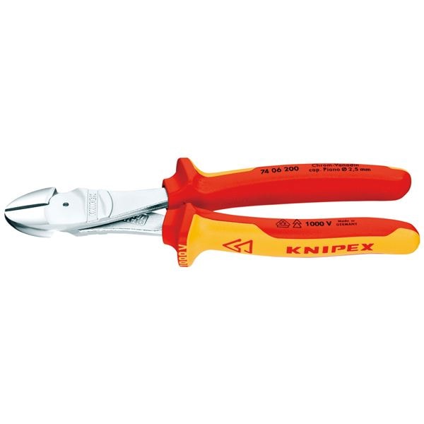 KNIPEX（クニペックス）7406-200 絶縁強力斜ニッパー 1000V （SB） 8,532円