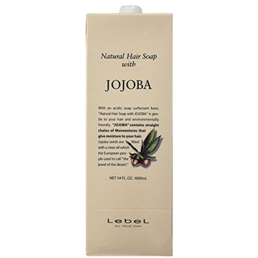 ルベル ナチュラル ヘア ソープ ウィズ JO(ホホバ)1600ML 詰替用 4,774円