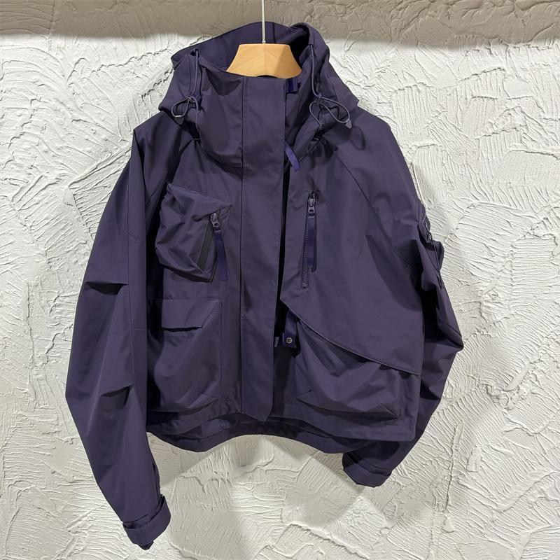 ヨーロッパ雑貨 2025 春の新スタイルスタンドカラーフード付きスリープルーフジャケットレディースショートデザイン高品質カジュアルトップ 6,953円