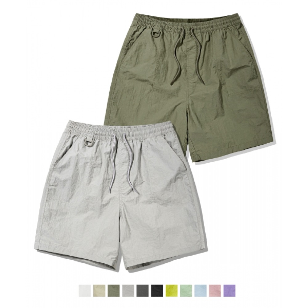 CODEGY [2パック] [ベーシックフィットまたは+5CMチョイス] クリスピーナイロンショーツ_11色