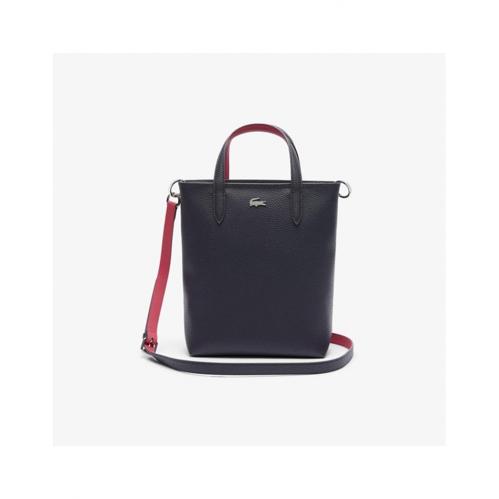 ラコステ女性用アンナトップジッパー縦型クロスボディバッグ NF4929A55G Q19