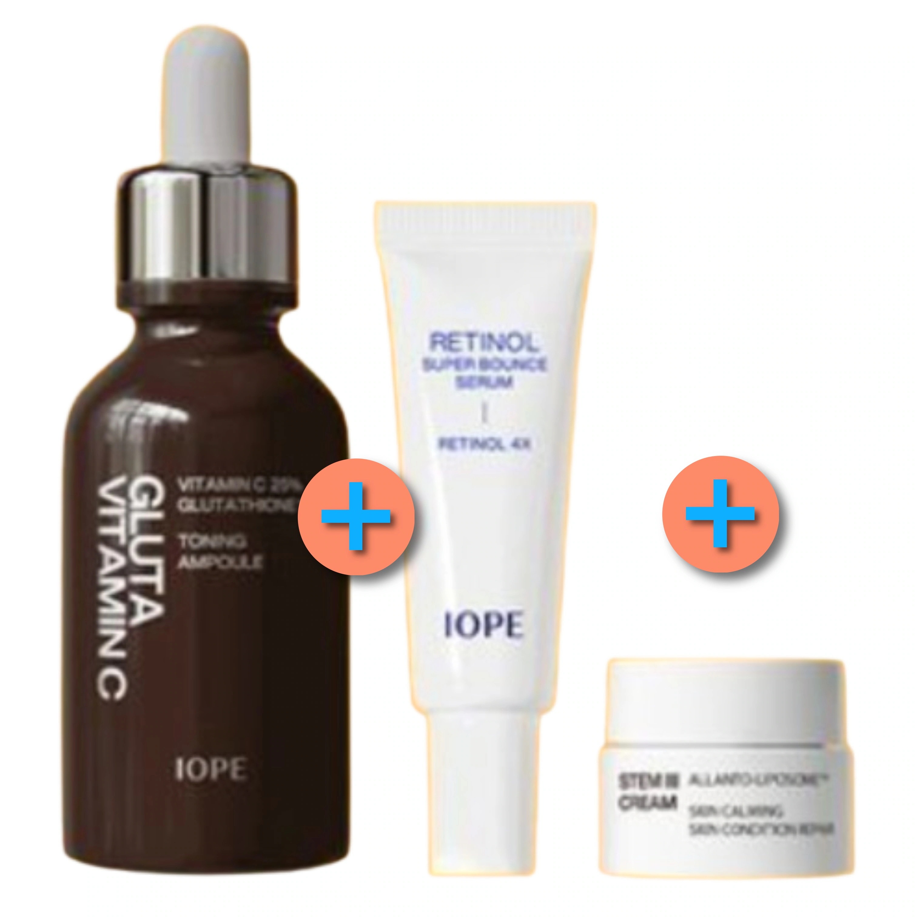 【企画】グルタビタミンCトーニングアンプル, 23g（+レチノールセラム10ml+ステム3クリーム10ml）