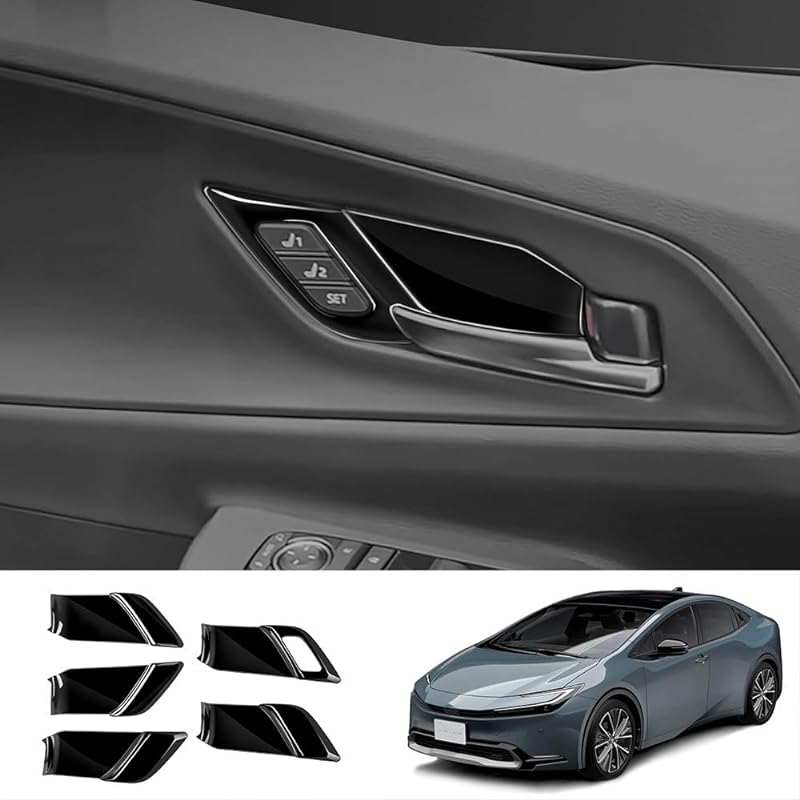 トヨタ プリウス60系 専用 ドアハンドルカバー PRIUS 60系 内側ドアハンドル ガーニッシュドアインナーパネル 内装パーツ カスタム インナードアハンドルパネル ピアノブラック