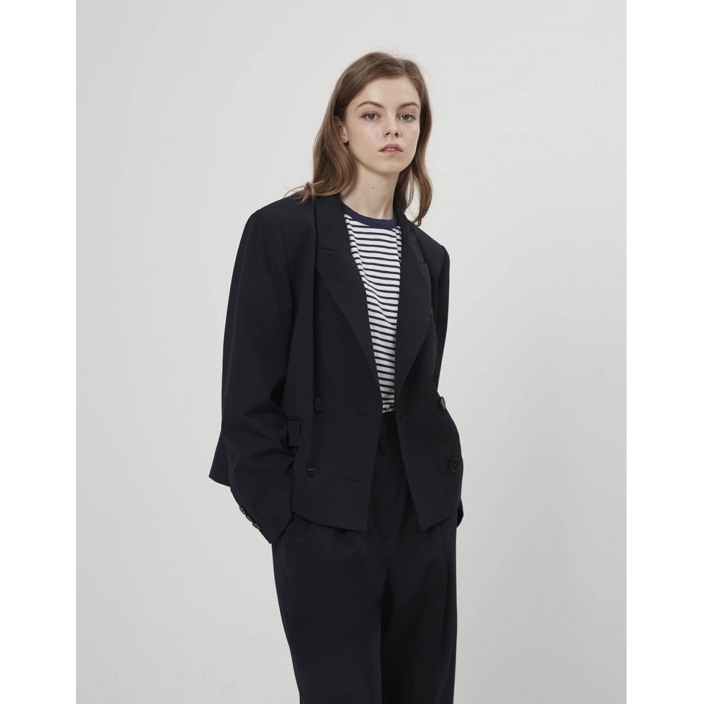 GIORDANO 372504女TRクロップブレザー_2color