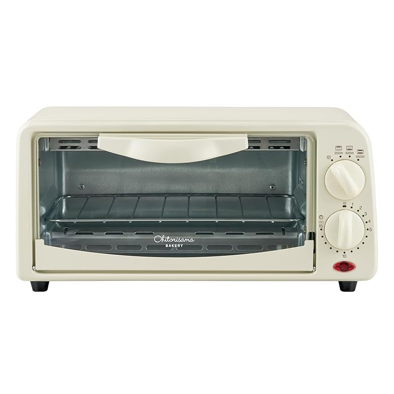 即納：アピックス(APIX INTL)オーブントースター 2枚焼きおひとりさまベーカリー 温度調節段階 トレー付 ATS-026