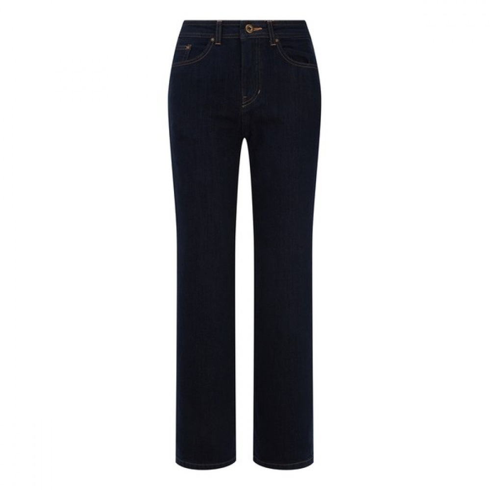 (ヘッジズレディース) 24FW エッセンシャルセミワイド起毛デニムパンツローネイビー HSPA4D983N1