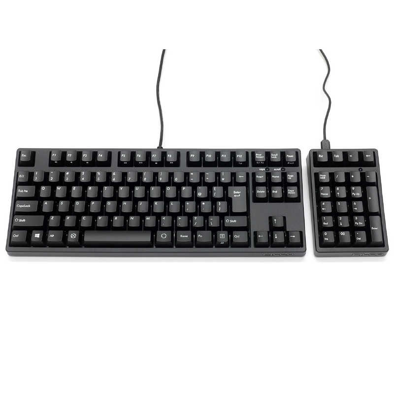 FILCO　キーボード・テンキーセット TKSP オフィスセット(静音赤軸) ［有線 /PS/2・USB］ マットブラック　FKBN9122MPS/NB