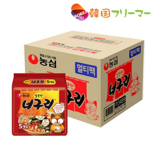 ノグリラーメン 120g-1BOX-40個　韓国ラーメン 激辛ラーメン 韓国食品 韓国食材 ラーメン キムチ 焼肉 韓国料理 韓国1番ラーメン NONGSHIM！！！ノグリ麺