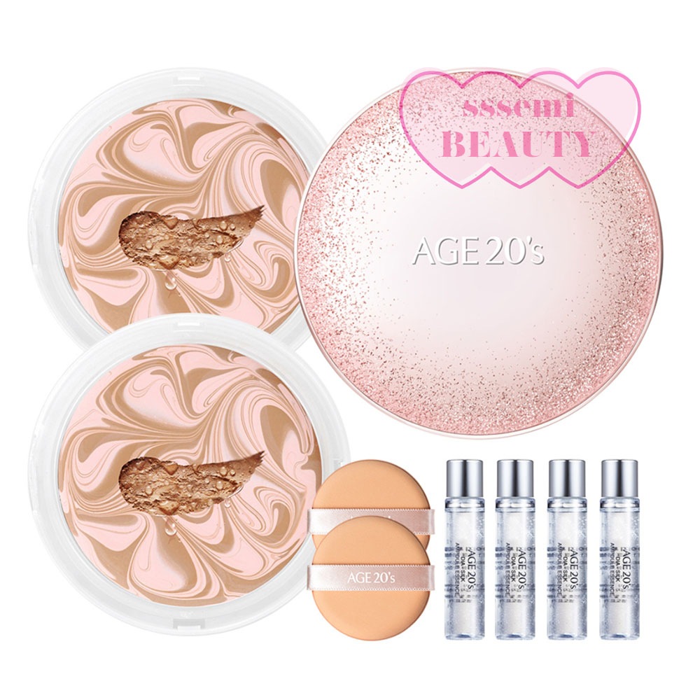 スパークルケース 詰め替え 12.5g + 12.5g + アンプル 10ml 4個