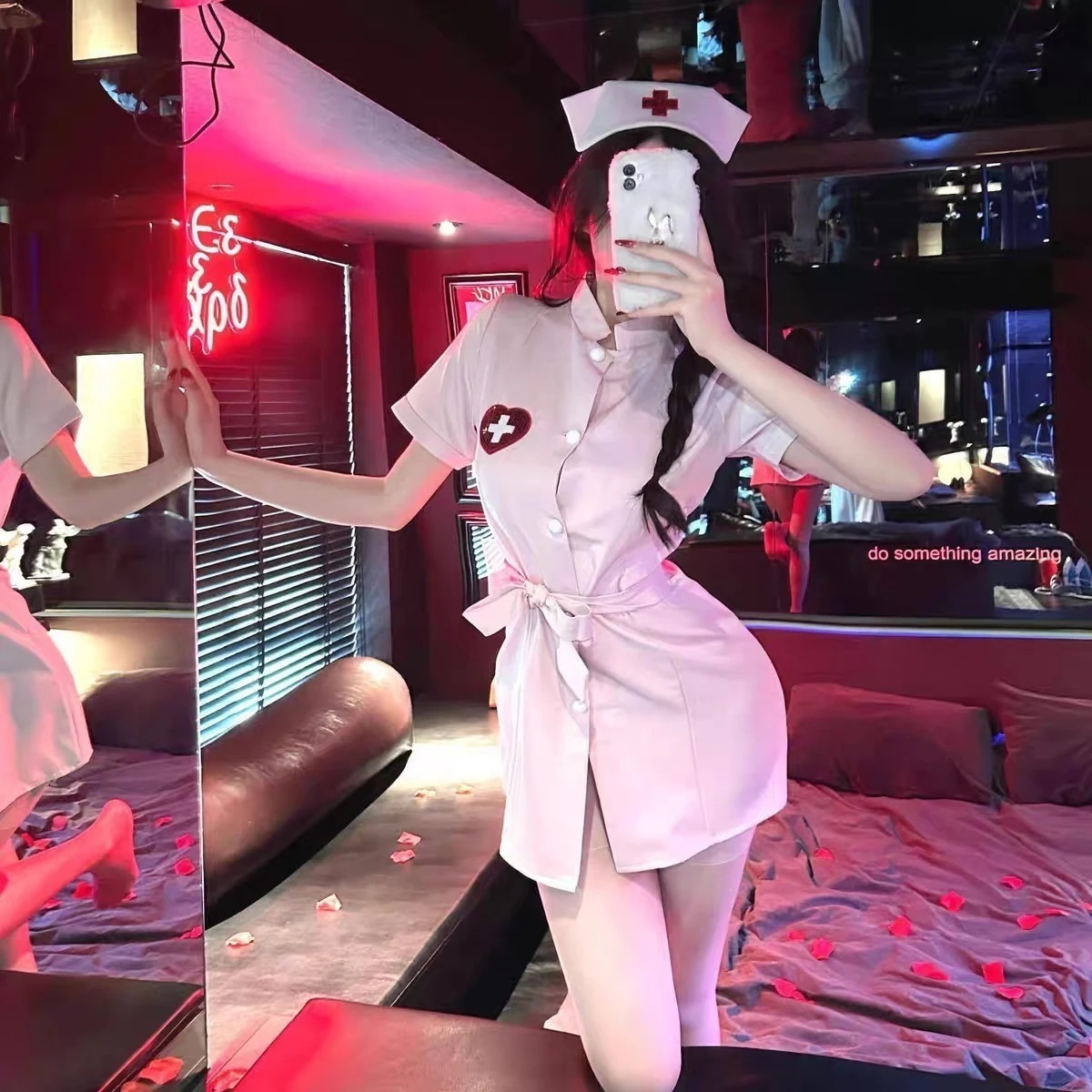 【特典付き】日影 セクシーナース ver.&ダークセクシーナース ver.セット シノビマスター 閃乱カグラNEW LINK 1/4 日影 セクシーナース ver