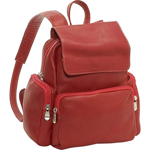 Le Donne Leather Women’s Multi-Pocket Backpack Purse - Premium Full-Grain Colombian Vaquetta Cowhide