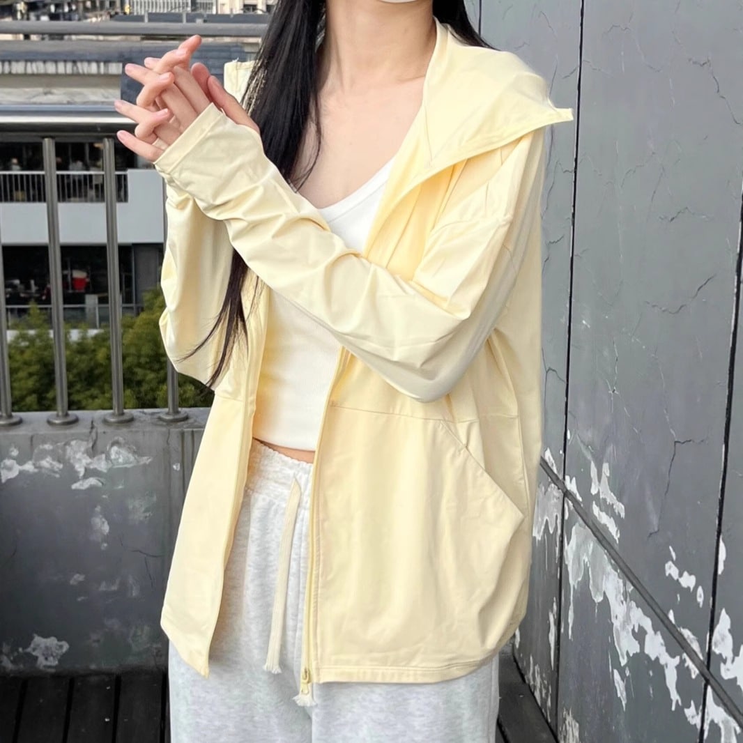 【1点ご購入 で10点プレゼントいたします】スポーツ痩せ見えアイス日焼け止め女性アウトドア薄手コート紫外線透過涼感日焼け止め服
