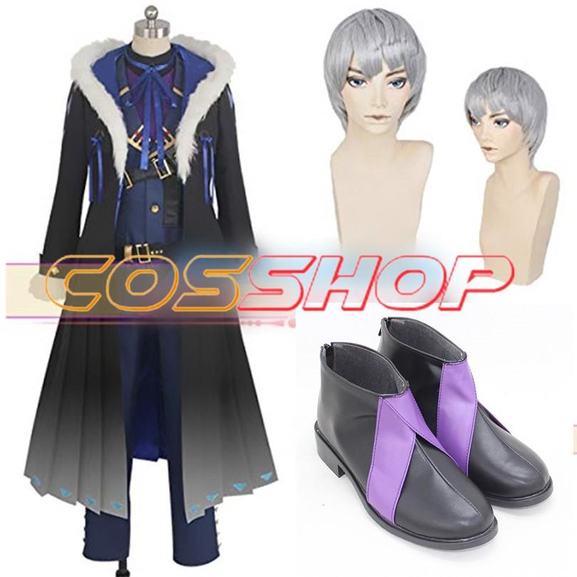 【即納】#コンパス 戦闘摂理解析システム COMPASS アダム=ユーリエフ　風 コスプレ衣装 ウイッグ付き 靴あり　演出服 変装 cosplay 仮装 二次会 イベント パーティー
