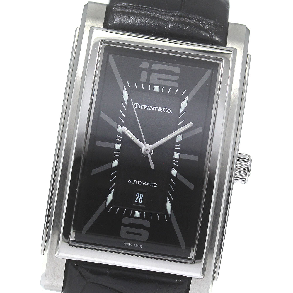 ティファニー TIFFANY&Co. Z0031.68.10A10A70A グランド デイト 自動巻き メンズ 良品 保証書付き_833622【中古】
