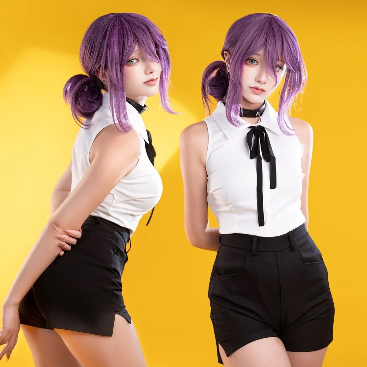 [2026 新作]HOLOUNCOSER チェンソーマン レゼ 爆弾の悪魔 コスプレ カジュアル 衣装 チョーカー付 C服 フルセット 仮装 ハロウィン アニメ
