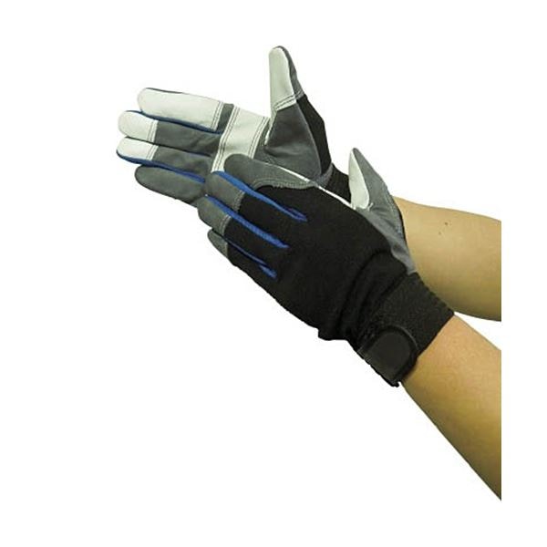 （まとめ）ユニワールド WORKS HOMME ハイブリッド フレックス LL 1双[x3]