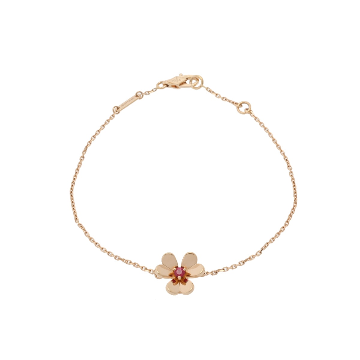 フリヴォル ミニ ルビー VCARP7S900 レディース K18ピンクゴールド ブレスレット Aランク 中古 銀蔵 154,000円